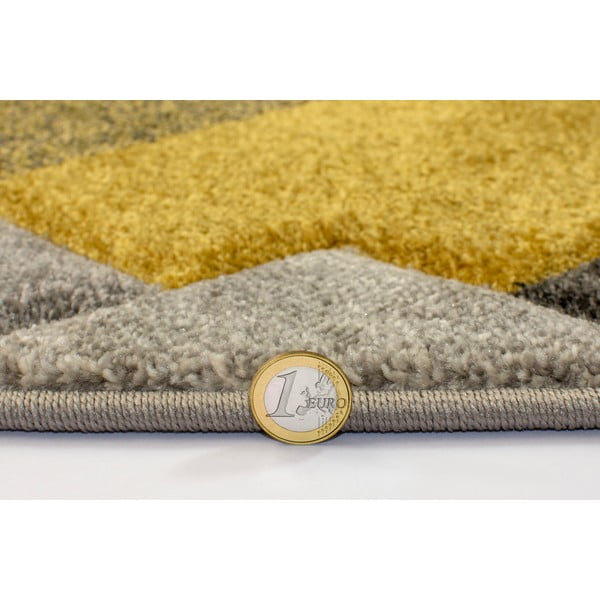 Tappeto giallo/grigio 160x230 cm Nimbus - Flair Rugs-image-3