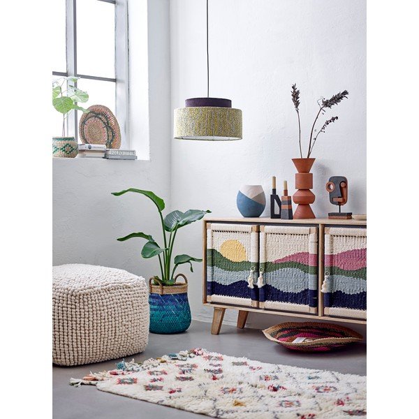 Candeliere in terracotta nera, altezza 20 cm Kes - Bloomingville-image-1