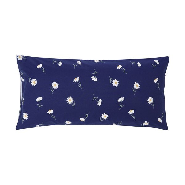 Set di 2 federe decorative blu in cotone ranforce , 40 x 80 cm Daisies - Westwing Collection-image-2