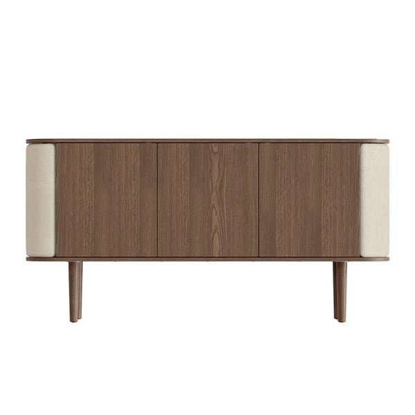 Cassettiera bassa marrone-beige in rovere 150x75 cm Treasures - UMAGE-image-3