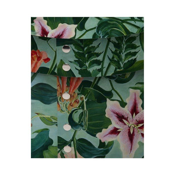 Set di 2 scatole rotonde in velluto Fiori - Velvet Atelier-image-2