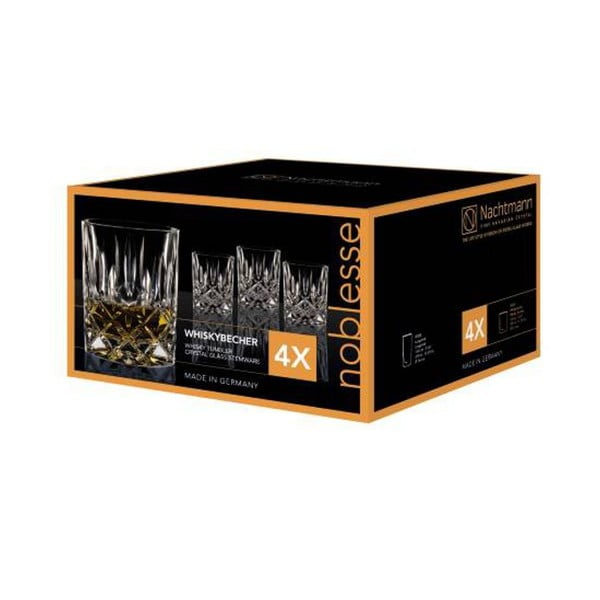 Set di 4 bicchieri da whisky in cristallo, 295 ml Noblesse - Nachtmann-image-4