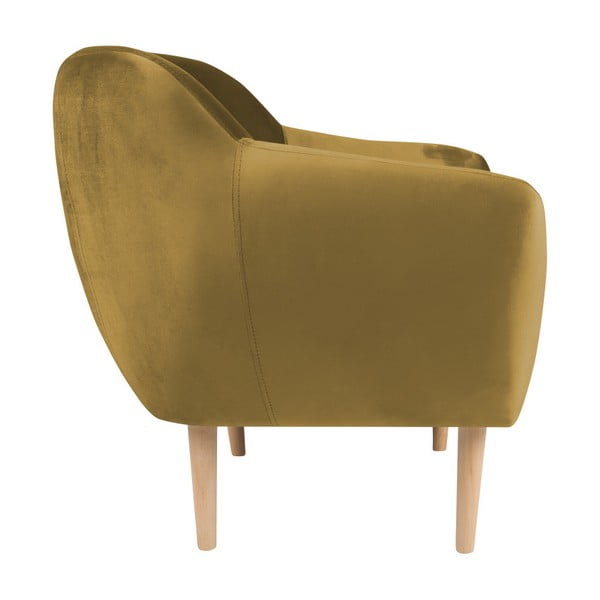 Poltrona Benito giallo senape - Mazzini Sofas-image-4