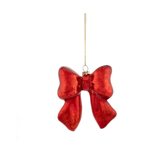 Decorazione per albero di natale in vetro 3,5 cm Bow – Sass & Belle