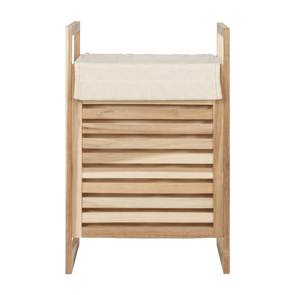 Cesto per la biancheria in legno di acacia Acina - Wenko-image-2