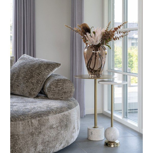 Tavolo rotondo in metallo ø 25 cm Salo - House Nordic-image-1