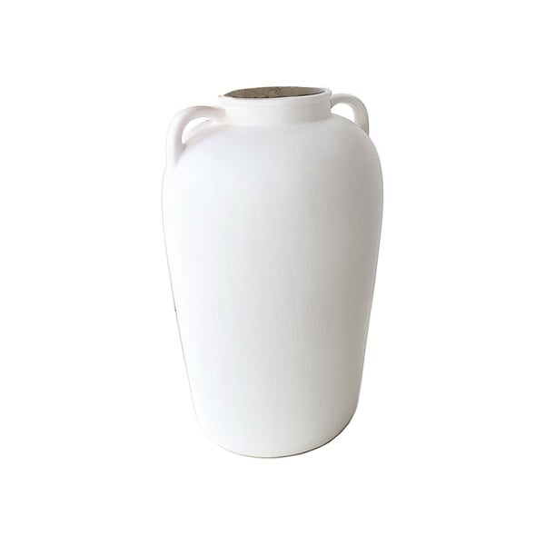 Vaso in ceramica bianca Pottle - Rulina