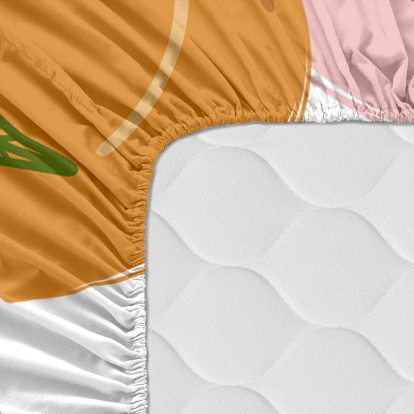 Telo di tensione rosa-arancio 200x200 cm Peach fruits - Aware-image-2