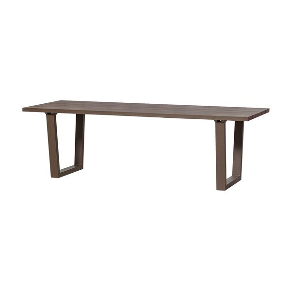 Tavolo da pranzo da giardino in metallo 87x240 cm Bear – WOOOD-image-2