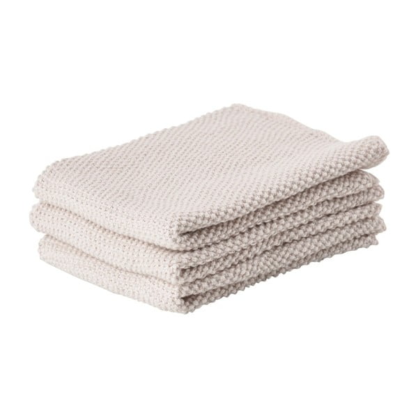 Set di 3 asciugamani in cotone 27x27 cm - Zone