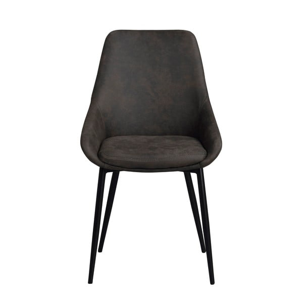 Sedie da pranzo grigio scuro in set di 2 Sierra - Rowico-image-2