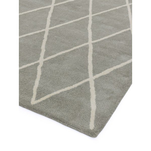 Tappeto in lana grigio tessuto a mano 200x290 cm Albany - Asiatic Carpets-image-3
