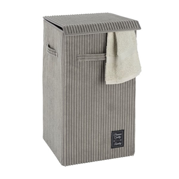 Cesto portabiancheria grigio , volume 63 l Cora - Wenko-image-3