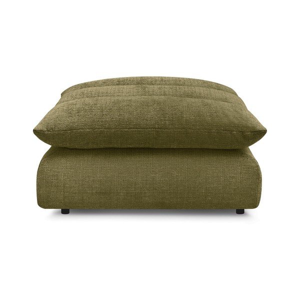 Poggiapiedi verde con rivestimento in ciniglia Neil – Bobochic Paris-image-4