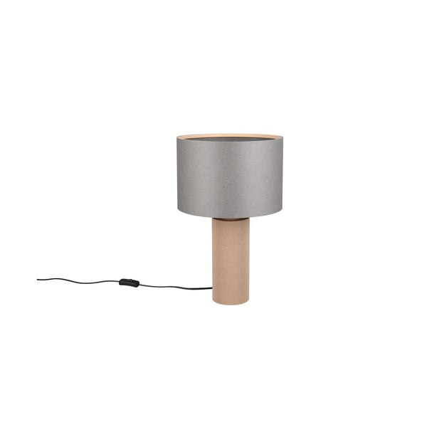 Lampada da tavolo grigio-beige (altezza 48 cm) Canio - Trio-image-4