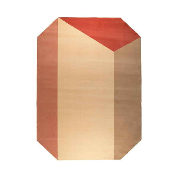 Tappeto marrone e rosso , 200 x 290 cm Harmony - Zuiver