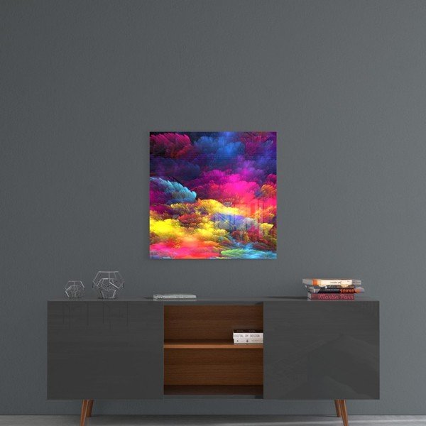 Pittura su vetro , 40 x 40 cm Color Burst - Insigne-image-1