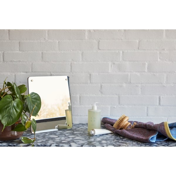 Asciugamano in cotone blu e viola Dora, 50 x 100 cm - Hübsch-image-2