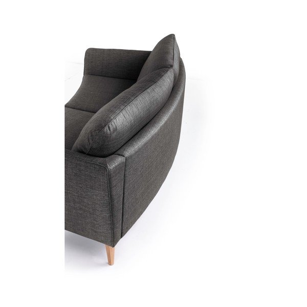 Divano grigio scuro 245 cm Paris - Scandic-image-3