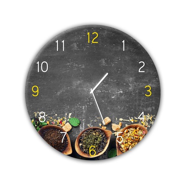 Orologio da parete in vetro , ⌀ 30 cm Tea - Styler