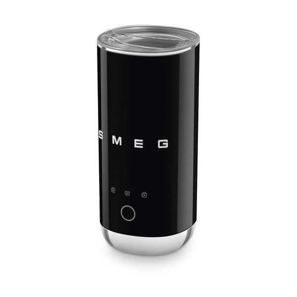 Montalatte elettrico nero in plastica 120 ml – SMEG