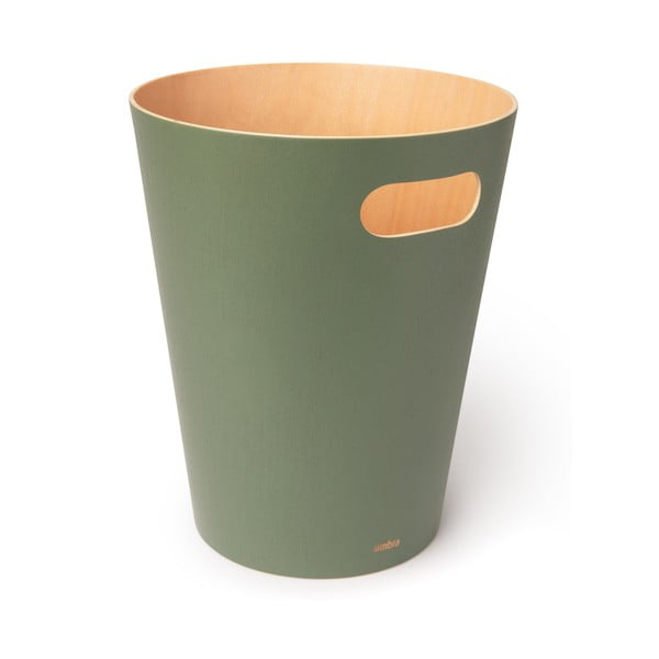 Cestino per la spazzatura verde 7,5 l Woodrow – Umbra