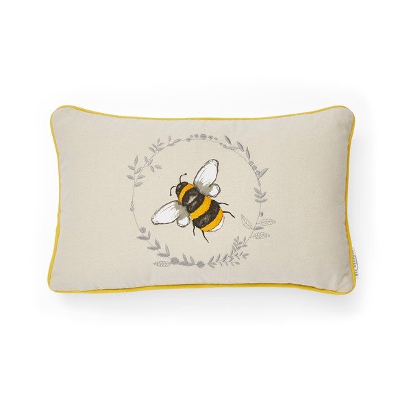 Cuscino decorativo in cotone giallo, 30 x 50 cm Bumble Bees - Cooksmart ®
