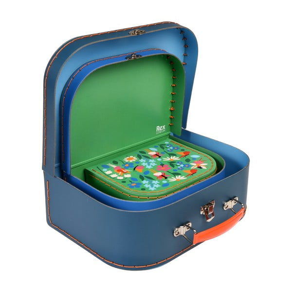 Valigie per bambini in set di 3 pezzi Fairies in the Garden - Rex London-image-1