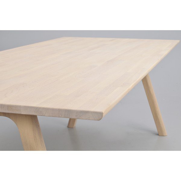 Tavolo da pranzo in rovere massiccio allungabile 95x220 cm Clapperton – Rowico-image-2