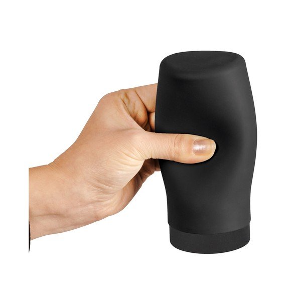Distributore di sapone in silicone nero Easy Squeez-e - Wenko-image-2