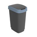 Bidone per rifiuti in plastica riciclata da 25 L Twist - Rotho