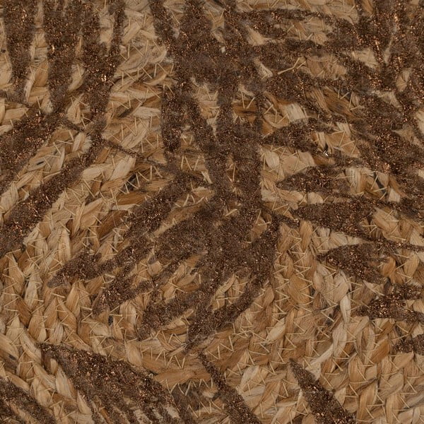 Tovaglietta in iuta ø 38 cm Leafy - Ixia-image-1