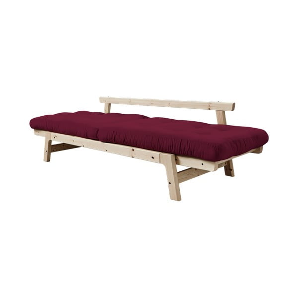 Divano variabile Naturale chiaro/Bordeaux chiaro Step - Karup Design-image-4
