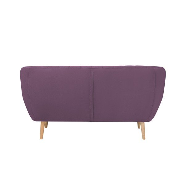 Divano in velluto viola Sardaigne, 158 cm - Mazzini Sofas-image-3