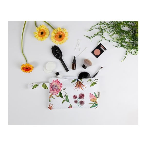Borsa per cosmetici in misto cotone Flores Salvajes - Madre Selva-image-1