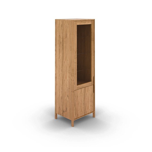 Vetrina in legno di quercia di colore naturale 59x188 cm Twig - The Beds-image-2