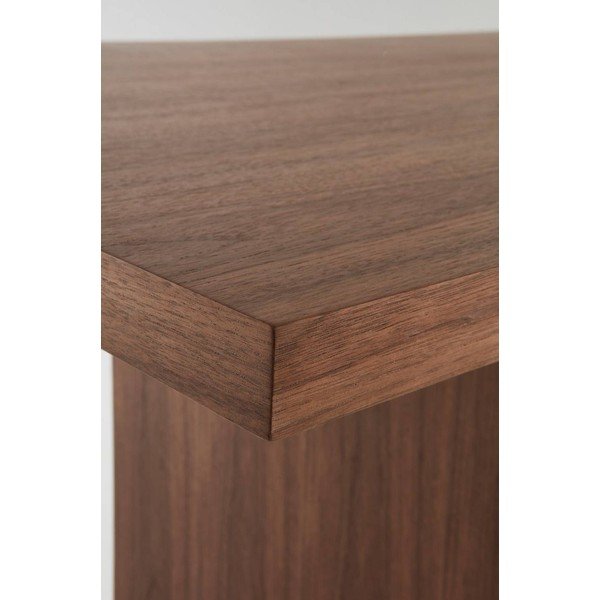 Tavolo da pranzo con effetto noce 90x210 cm Aspelund – Jotex-image-4