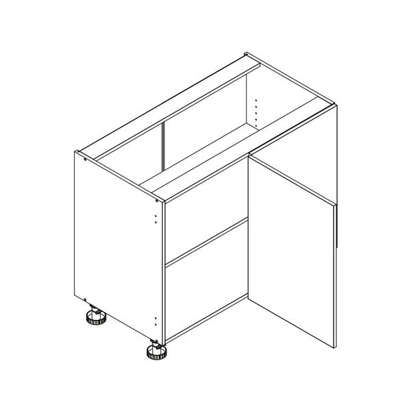 Mobile da cucina inferiore/angolare (larghezza 90 cm) Rowan - STOLKAR-image-3