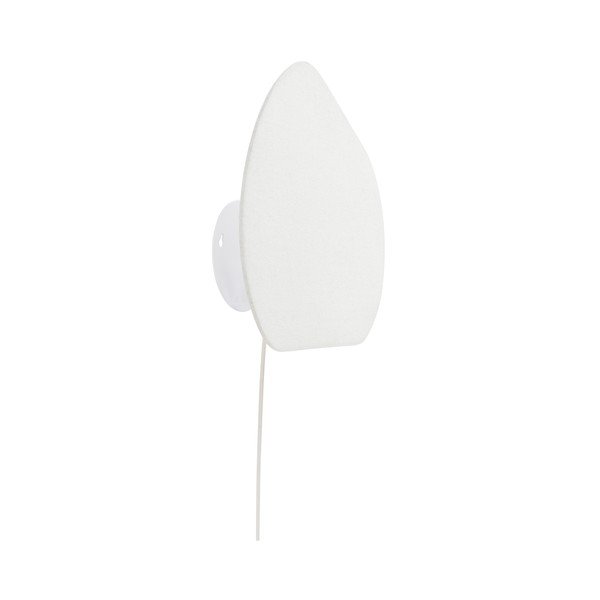 Lampada da parete color crema in lino con alimentazione a corrente Elvie – Jotex-image-3
