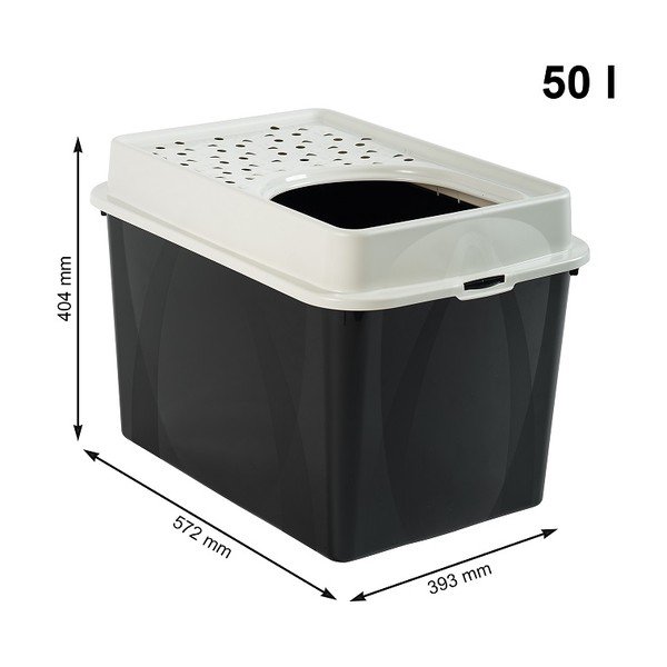 Lettiera per gatti 57,2x39,3 cm Eco Berty - Rotho-image-1