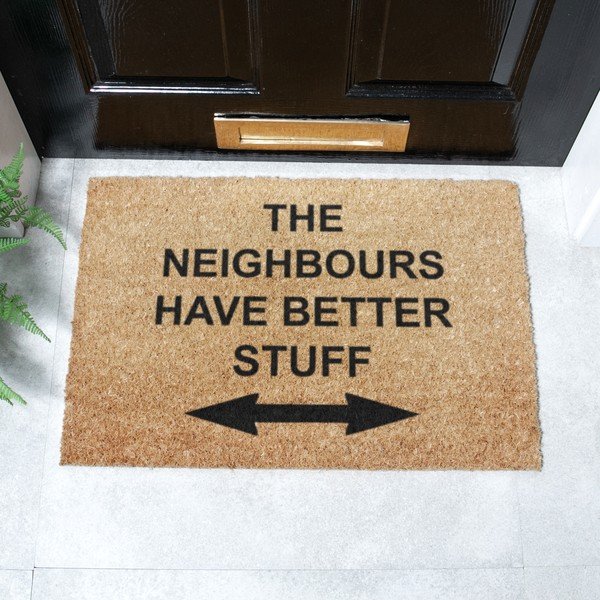 Zerbino in cocco 40x60 cm Neighbours Have Better Stuff - Artsy Doormats-image-2