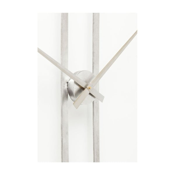 Orologio da parete in argento Clip, diametro 60 cm - Kare Design-image-2