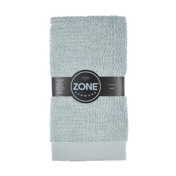 Asciugamano grigio-verde , 50 x 100 cm Classic - Zone