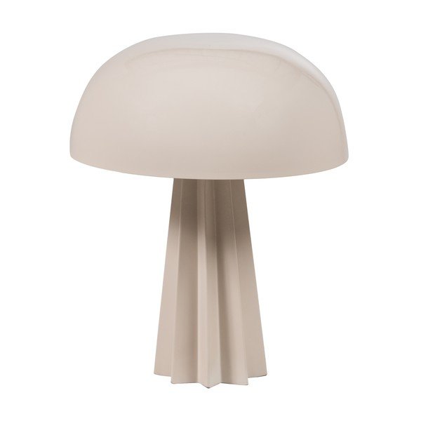 Lampada da tavolo color crema in metallo (altezza totale 29 cm) Virel – WOOOD-image-3