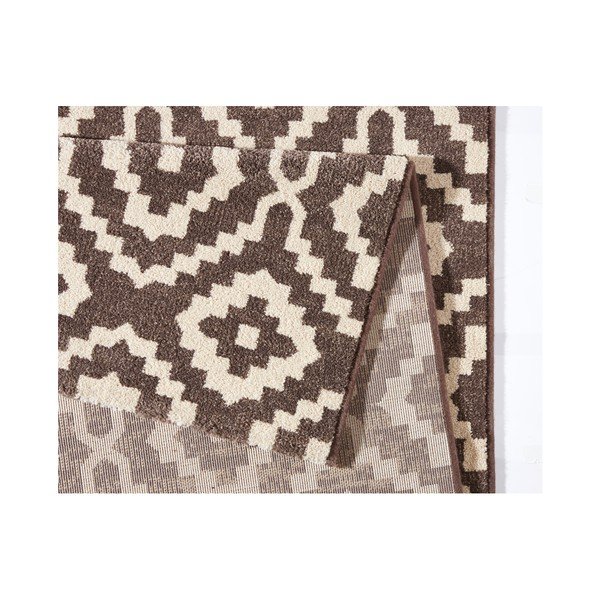 Hnědý koberec Mint Rugs Diamond Ornamental, 80 x 150 cm-image-2