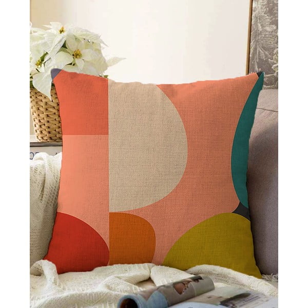 Federa in misto cotone Cerchi, 55 x 55 cm - Minimalist Cushion Covers