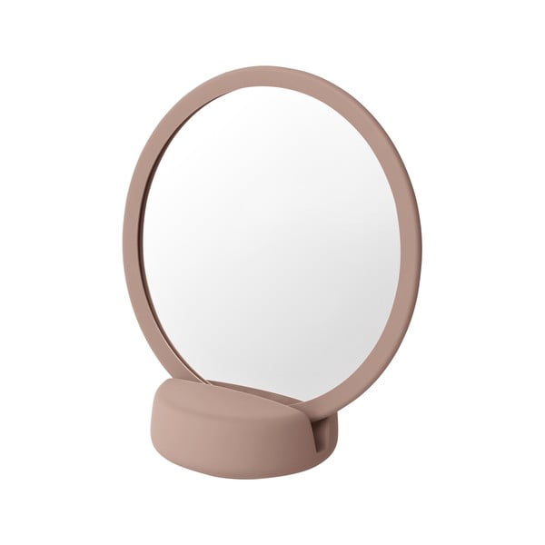 Specchio da tavolo rosa, altezza 18,5 cm Sono - Blomus