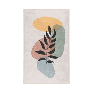 Tappeto color crema lavabile 80x150 cm Illustrated Autumn – Mila Home