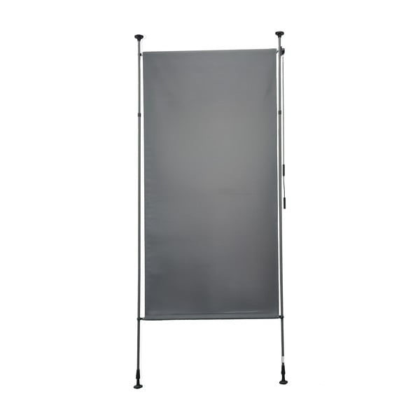 Parasole grigio in metallo e tessuto 120x225 cm – Garden Pleasure