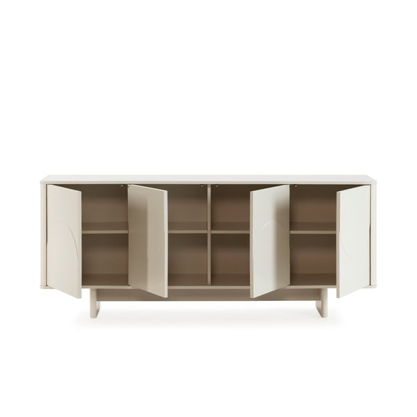 Cassettiera color crema 180x75x40 cm Solei – MOME-image-4